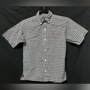 Ralph Lauren Black and White Plaid Shirt